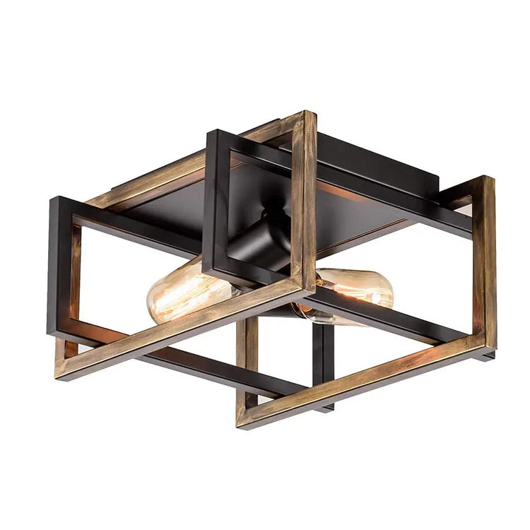 DecorBites™ Black Modern LED Ceiling Chandelier for Living Room Bedroom Study Home