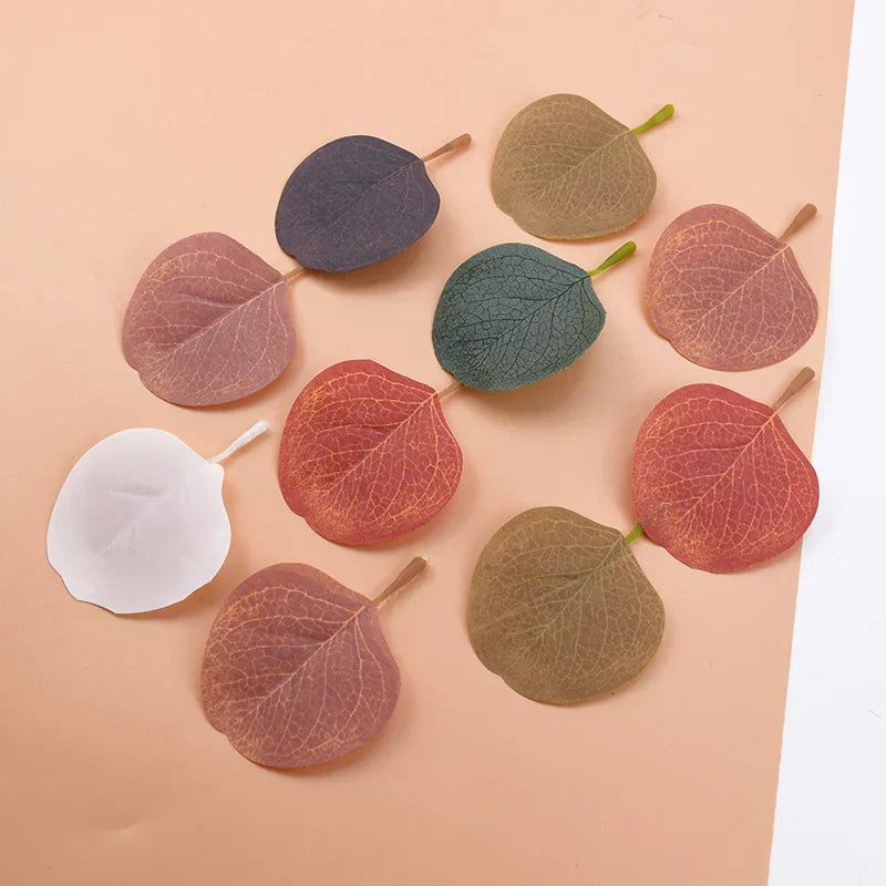 30Pcs Silk Leaf Artificial Plants for Home Decor & DIY Crafts by DecorBites™