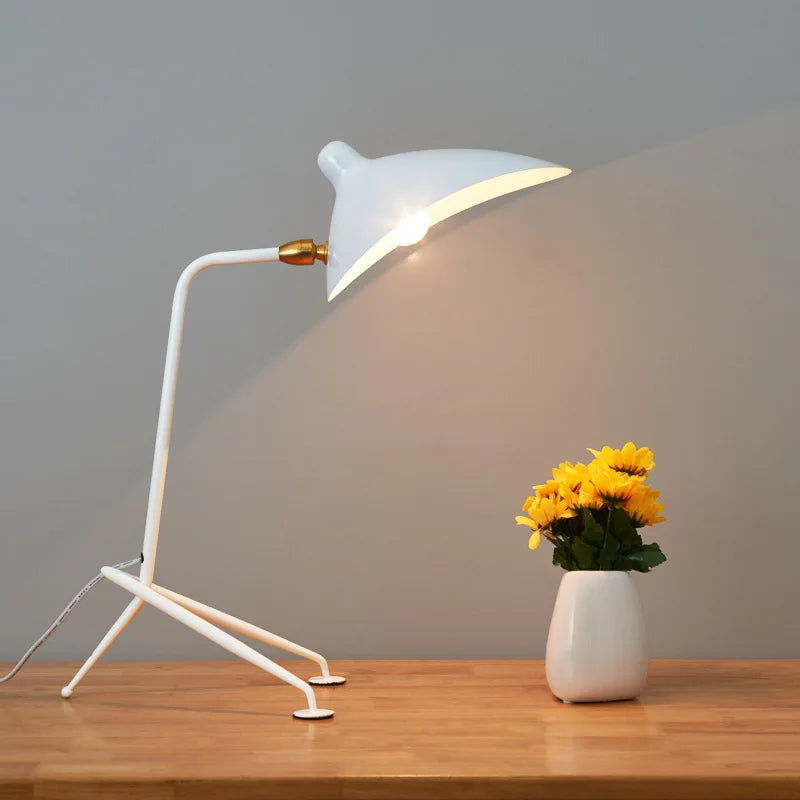 DecorBites™ Black Serge Mouille Tripod Floor Lamp - Loft Industrial Standing Lamp