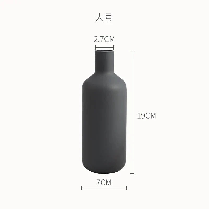 DecorBites™ Geometric Ceramic Vase: Abstract Hydroponics Flower Arrangement Home Decor
