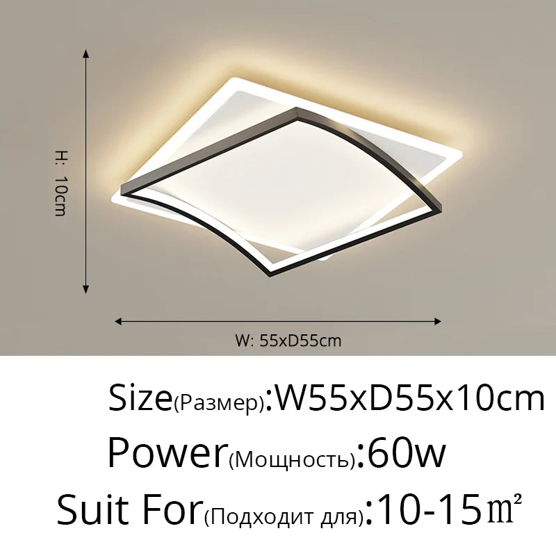 ثريات إضاءة LED DecorBites™ قابلة للتعتيم، مصباح عصري لديكور المنزل