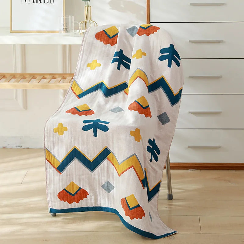 DecorBites™ Cotton Gauze Bath Towel -different styles