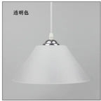 Modern PVC Dome Pendant Light With Iron Accents