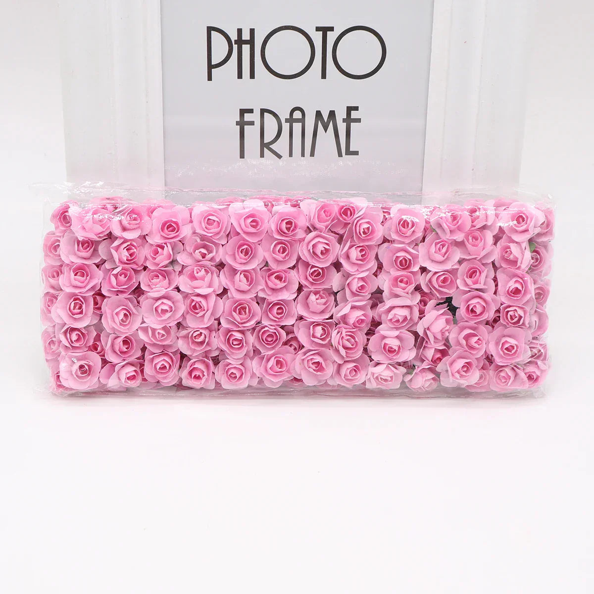 DecorBites™ 144pcs 2cm Artificial Paper Flowers for Wedding DIY Decoration