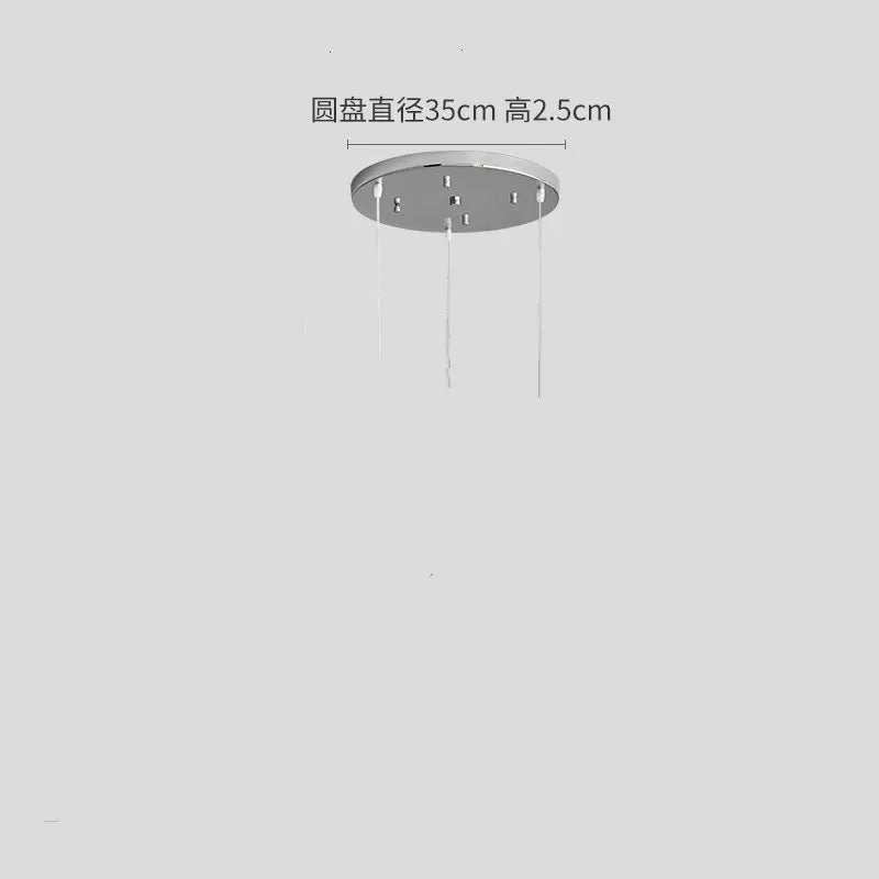 DecorBites™ Glass Ball Electroplate LED Pendant Light for Kitchen Living Room Bedroom