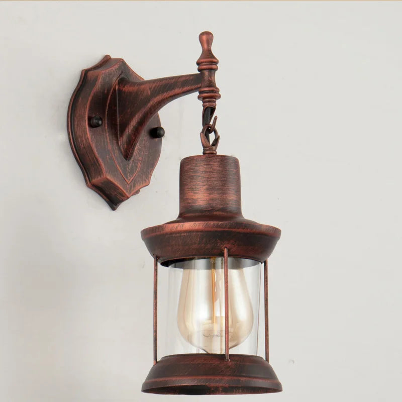 DecorBites™ Industrial Glass Wall Lamp for Bar Cafe Bedroom Home Design