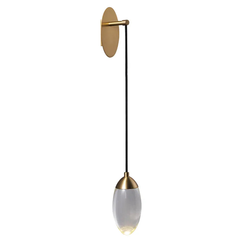 DecorBites™ Crystal LED Wall Light: Modern Luxury Nordic Home Lighting for Bedroom, Stair, Beside Lamp