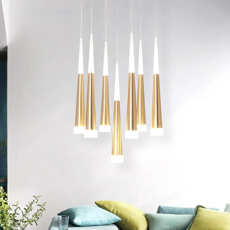 مصابيح تعليق ليد أكريليك DecorBites™ لديكور المنزل الاسكندنافي الحديث