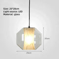 DecorBites™ Modern LED Glass Pendant Lights for Dining Hall, Restaurant, and Hotel Lighting