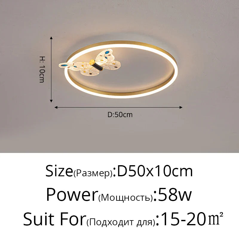 ثريا DecorBites™ LED: إضاءة داخلية عصرية لغرفة النوم، الدراسة، غرفة المعيشة - مصابيح لوستر
