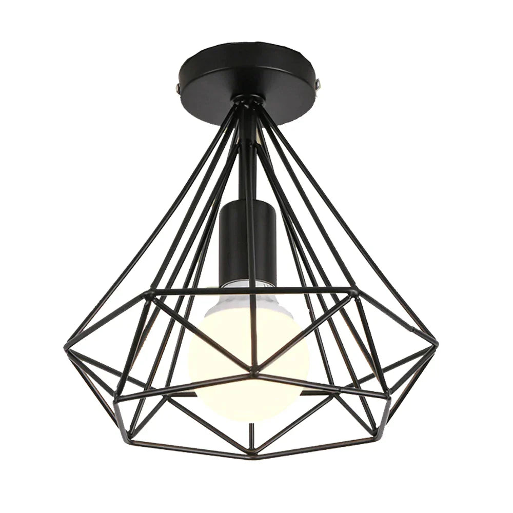 DecorBites™ Iron Ceiling Light Fixture for Modern Spaces