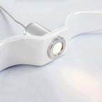 Contemporary White Seagull Resin Pendant Light