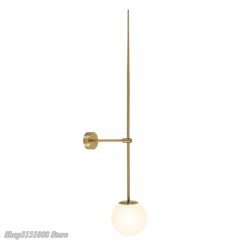 مصباح حائط DecorBites™ الكروي الزجاجي LED للديكور العصري البسيط