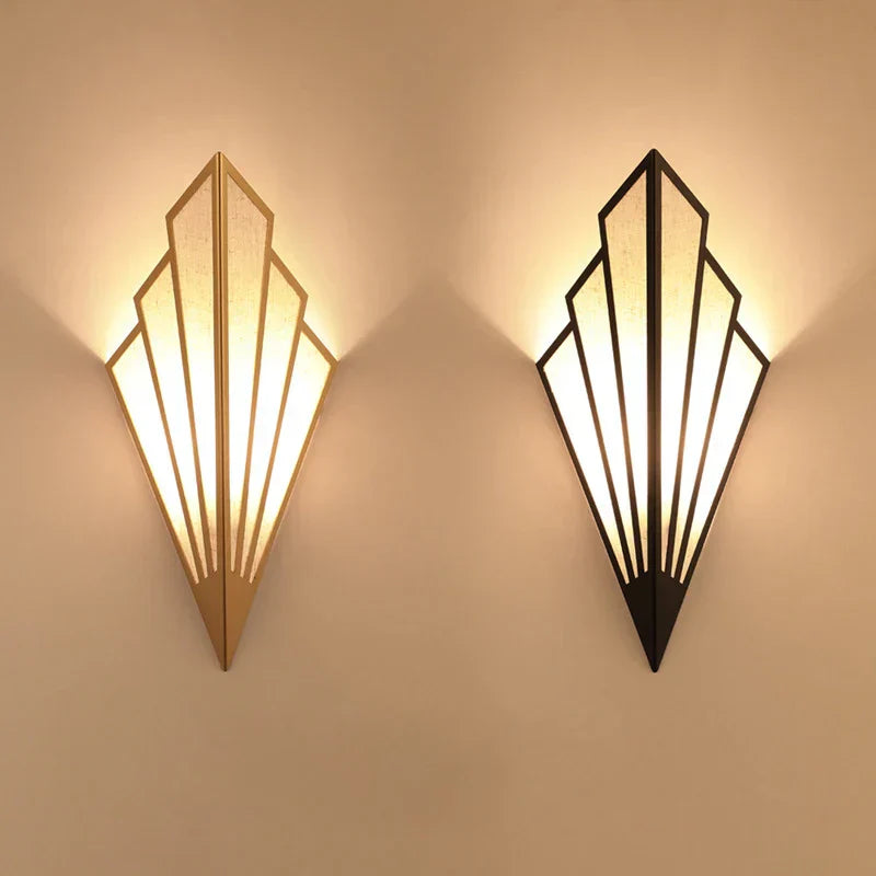 مصباح حائط بمروحة LED من DecorBites™ للإضاءة الداخلية - E14 5W
