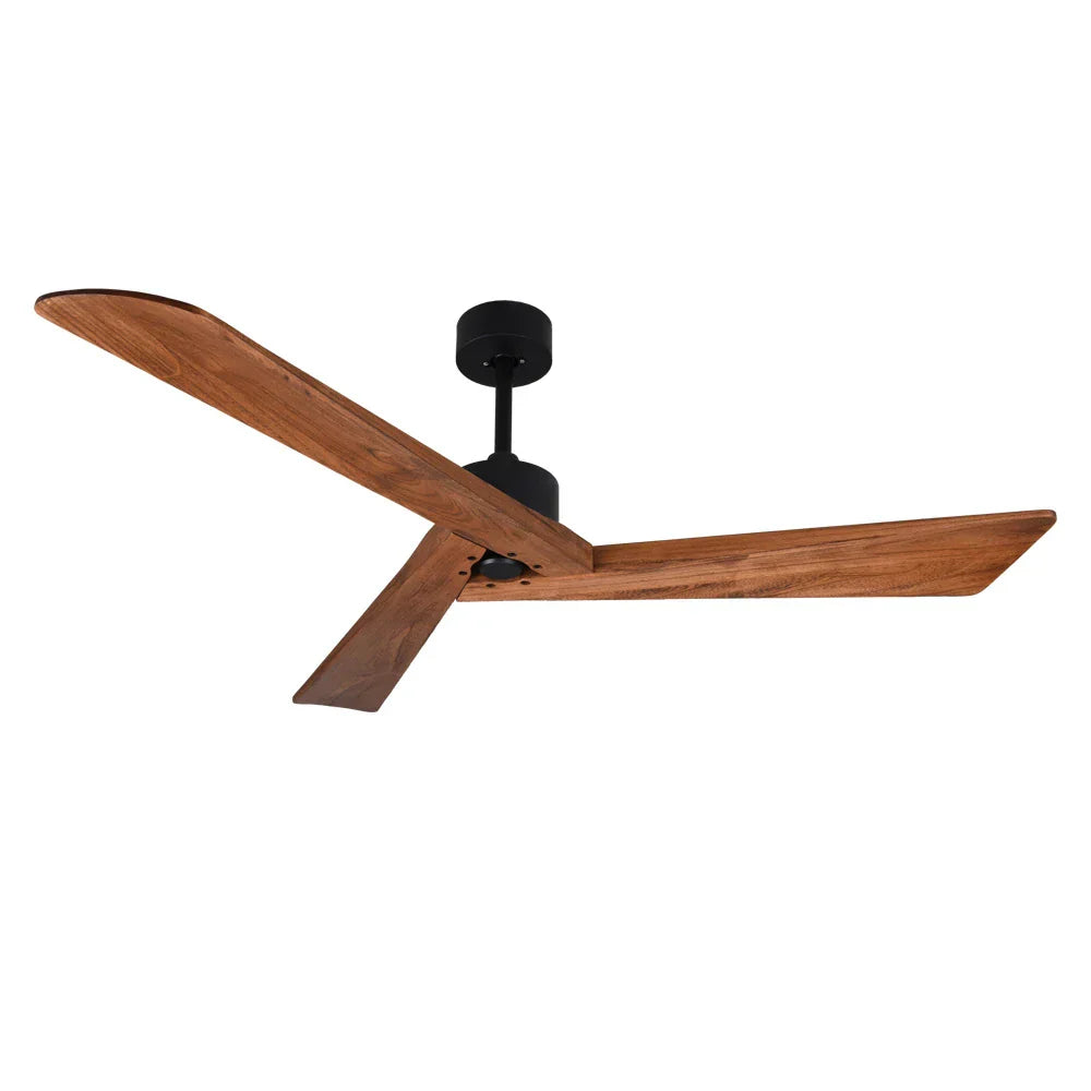 DecorBites™ 60" Wood Ceiling Fan, Remote Control, Creative Living Room Dining Room Loft, DC Fan