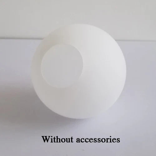 DecorBites™ Glass Ball Pendant Lampshade - High Quality Milky Glass Ball Design