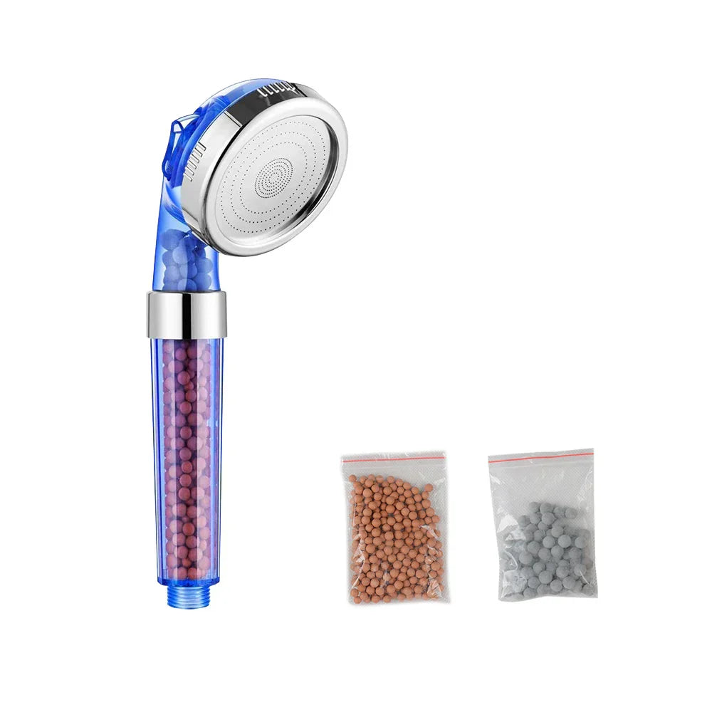 DecorBites™ 3-Function Adjustable High Pressure Shower Head for Spa Experience