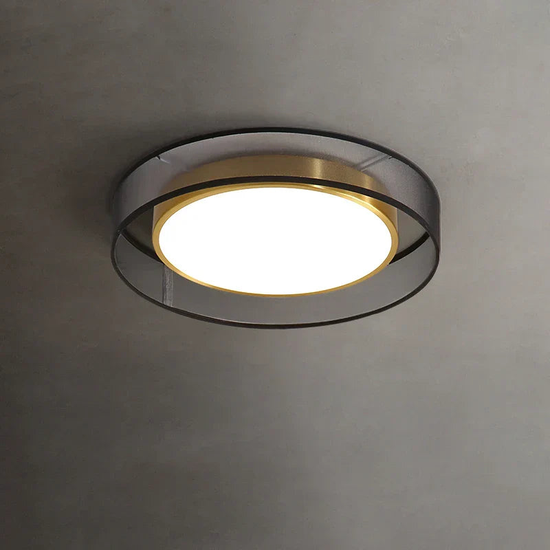 DecorBites™ 16W Copper Ceiling Light: Modern Nordic Bronze Living Room Bedroom Lamp