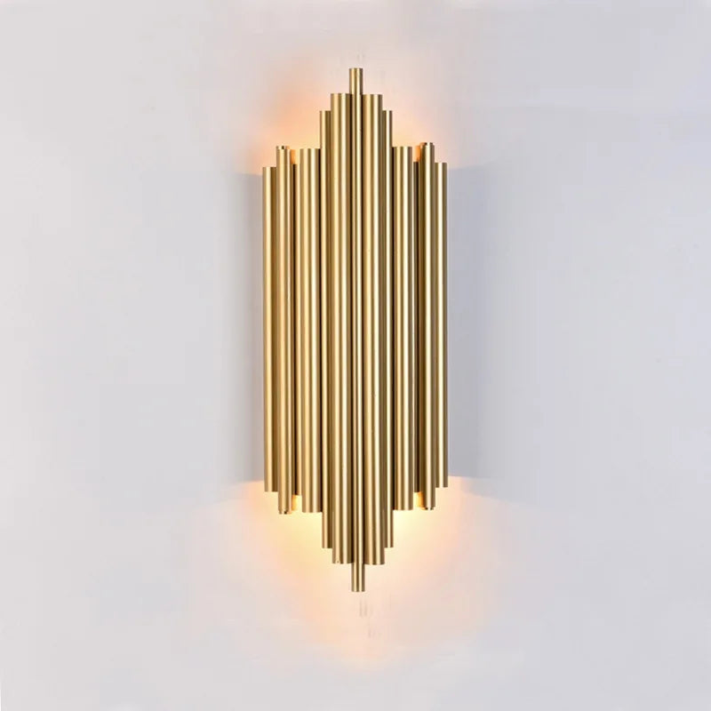 مصباح حائط LED ذهبي من DecorBites™ لغرفة المعيشة وغرفة النوم والمطبخ والديكور الداخلي