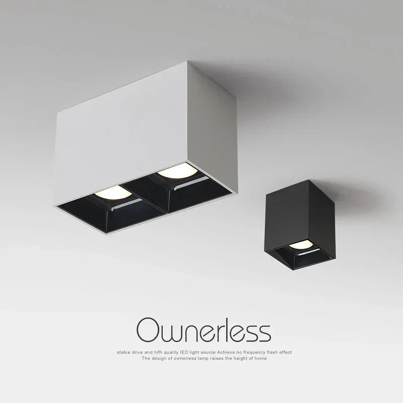 Plafonniers spots orientables à LED DecorBites™ pour mur de fond et allée