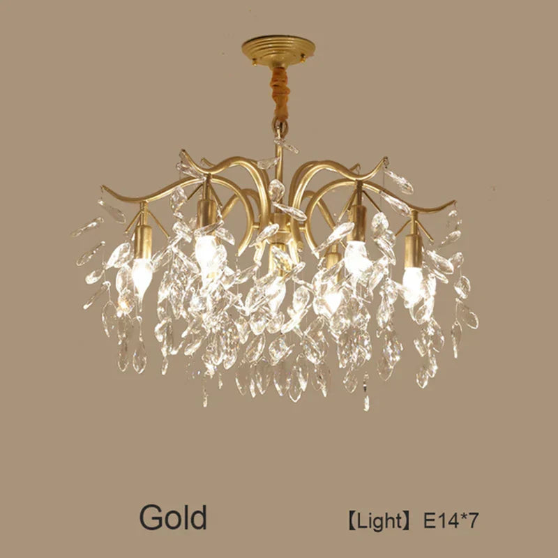 ثريا كريستال LED من DecorBites™: إضاءة داخلية فاخرة للمنزل والمطبخ وغرفة المعيشة