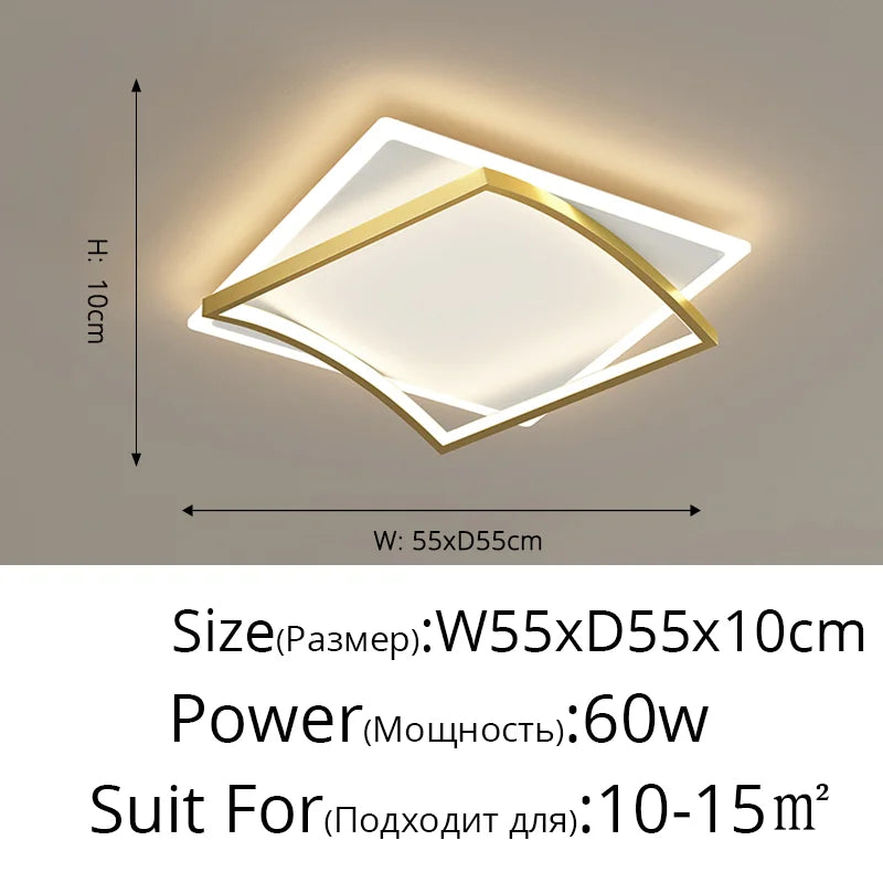 ثريات إضاءة LED DecorBites™ قابلة للتعتيم، مصباح عصري لديكور المنزل