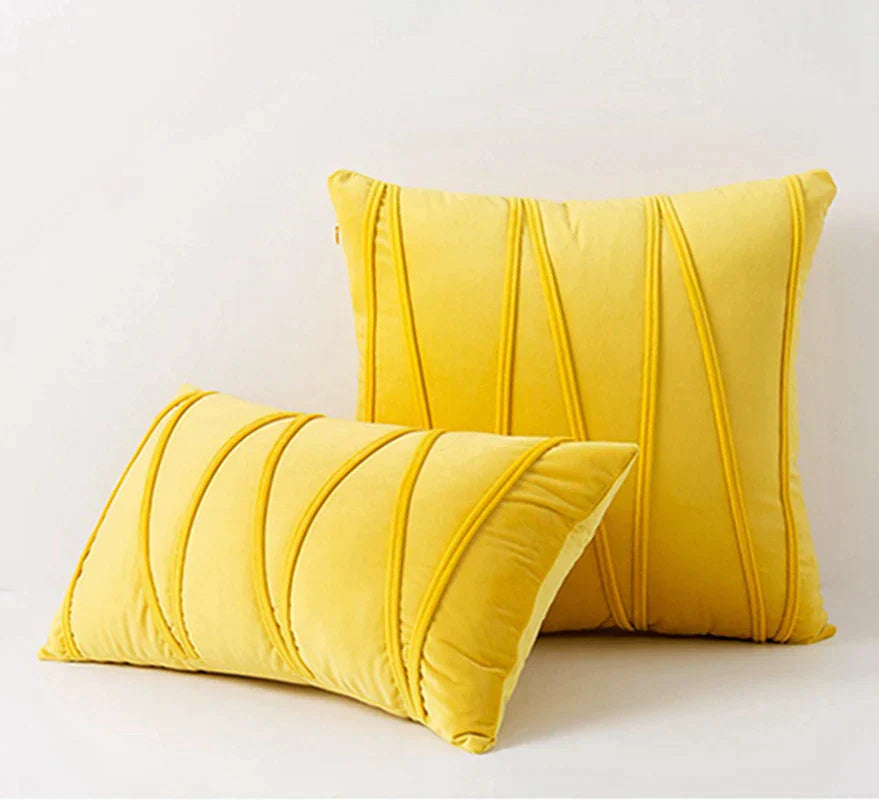 DecorBites™ Knit Short Wool Velvet Plush Pillowcase for Sofa Couch Bedroom