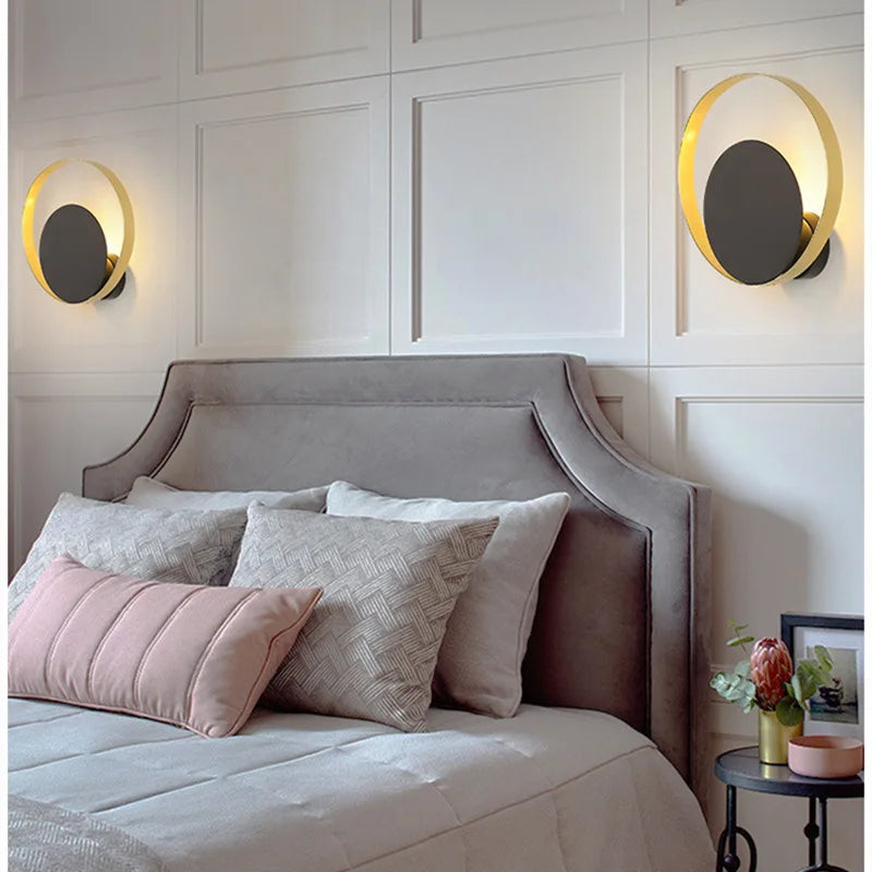 DecorBites™ Gold Nordic LED Wall Sconce - Modern & Stylish Indoor Lighting for Living, Bedroom, Dining & Bedside