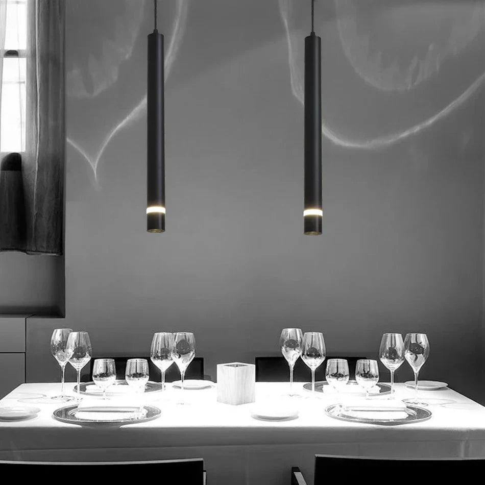 DecorBites™ Cylinder Pipe Pendant Light for Kitchen Island Dining Room Shop Bar Decoration