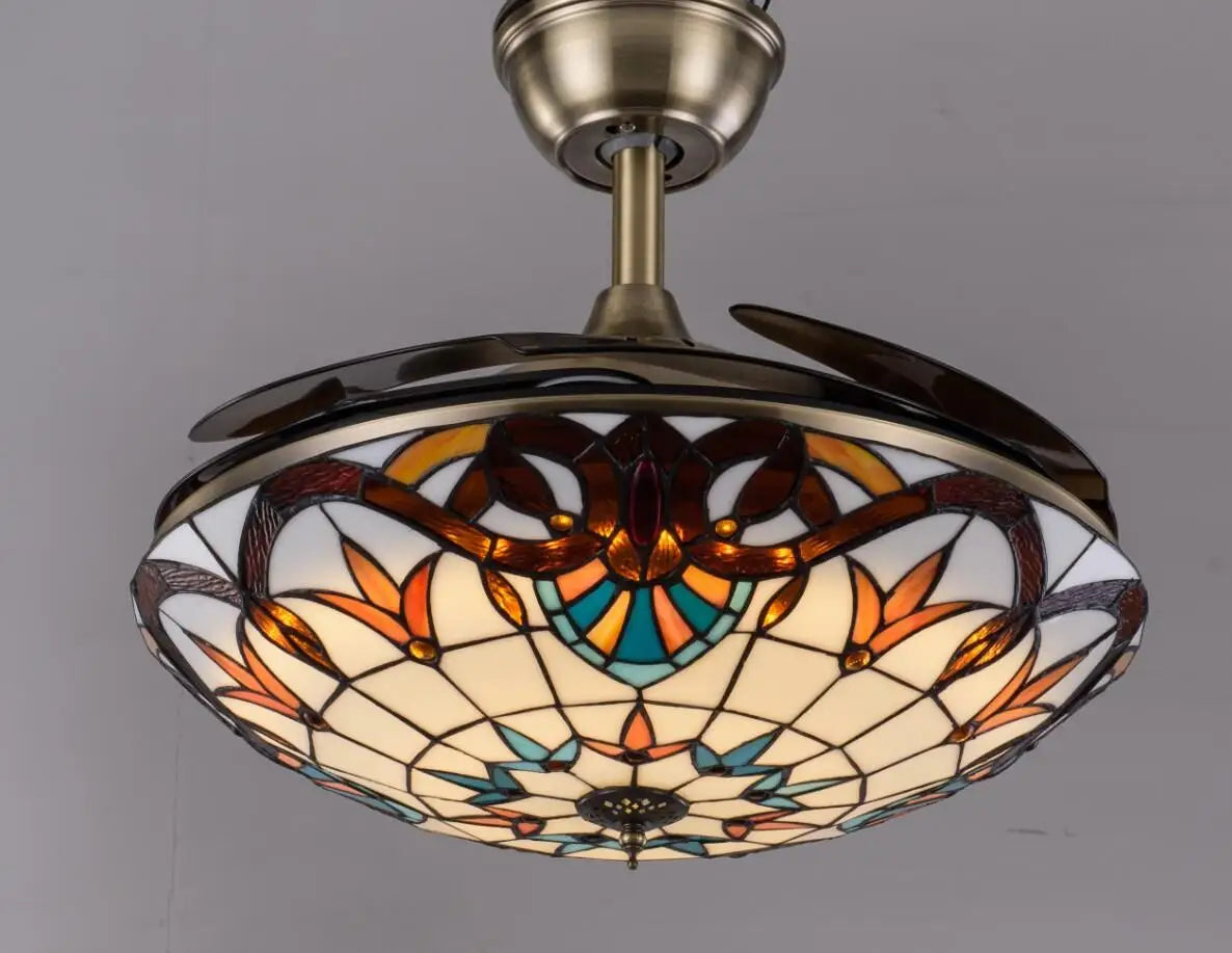 DecorBites™ 42 Inch Retro Ceiling Fan Light with Remote Control for Living Room and Dining Room