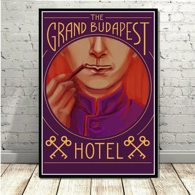 DecorBites™ Grand Budapest Hotel Minimalist Wall Poster for Stylish Home Decor