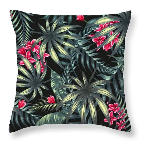 DecorBites™ Green Leaves Decorative Throw Pillowcase 45*45cm for Sofa Home Decor