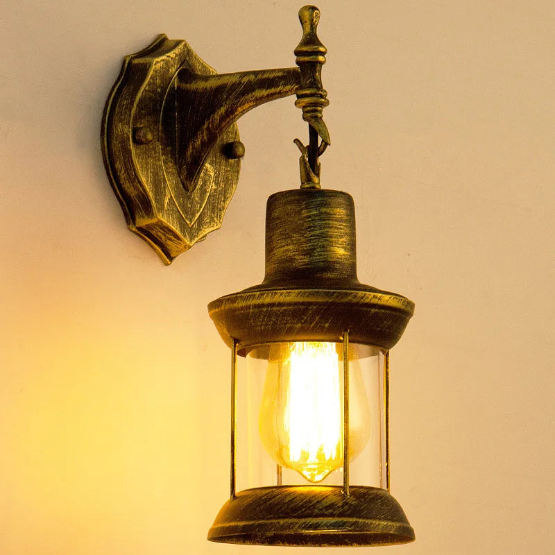 DecorBites™ Industrial Glass Wall Lamp for Bar Cafe Bedroom Home Design
