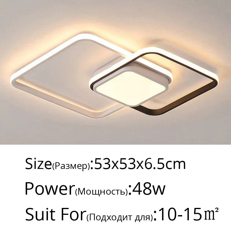 DecorBites™ LED Ceiling Light: Modern Home Lighting Fixture for Living, Dining, Bedroom