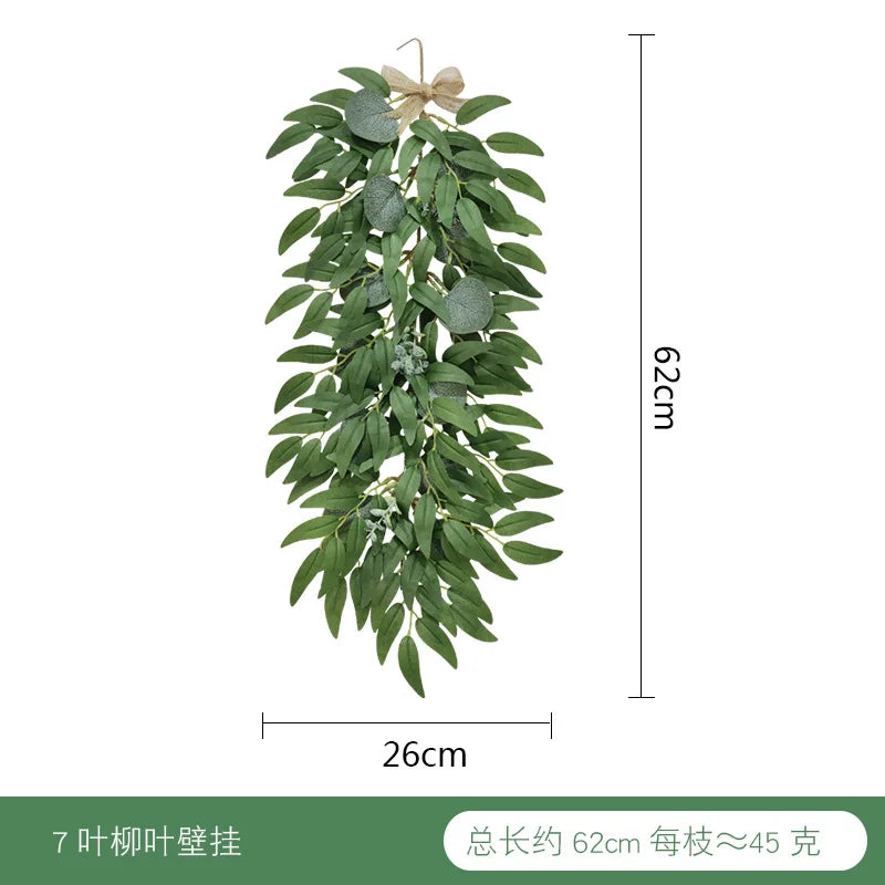 DecorBites™ Eucalyptus Artificial Flowers Bouquet Wedding Home Decor Fake Plant
