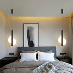 Nordic Minimalist Metal Bedside Pendant Light