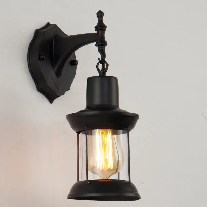 DecorBites™ Industrial Glass Wall Lamp for Bar Cafe Bedroom Home Design