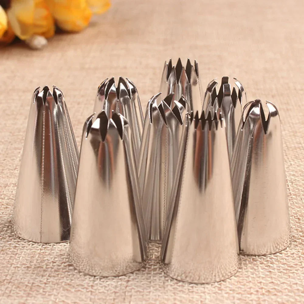 DecorBites™ Big Size Russian Pastry Nozzles Cake Cupcake Decorator Set