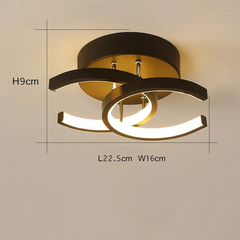 DecorBites™ LED Ceiling Light for Modern Indoor Lighting in Minimalist Style