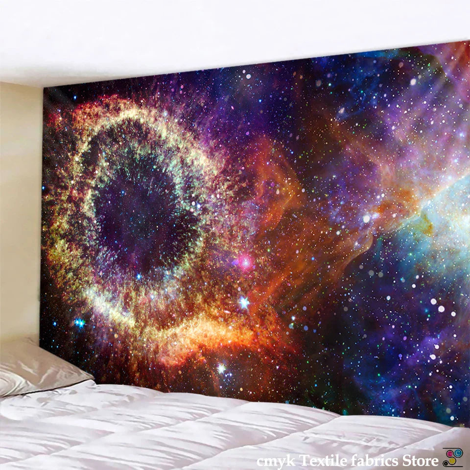 DecorBites™ Galaxy Tapestry: Psychedelic Hippie Home Decor & Wall Hanging
