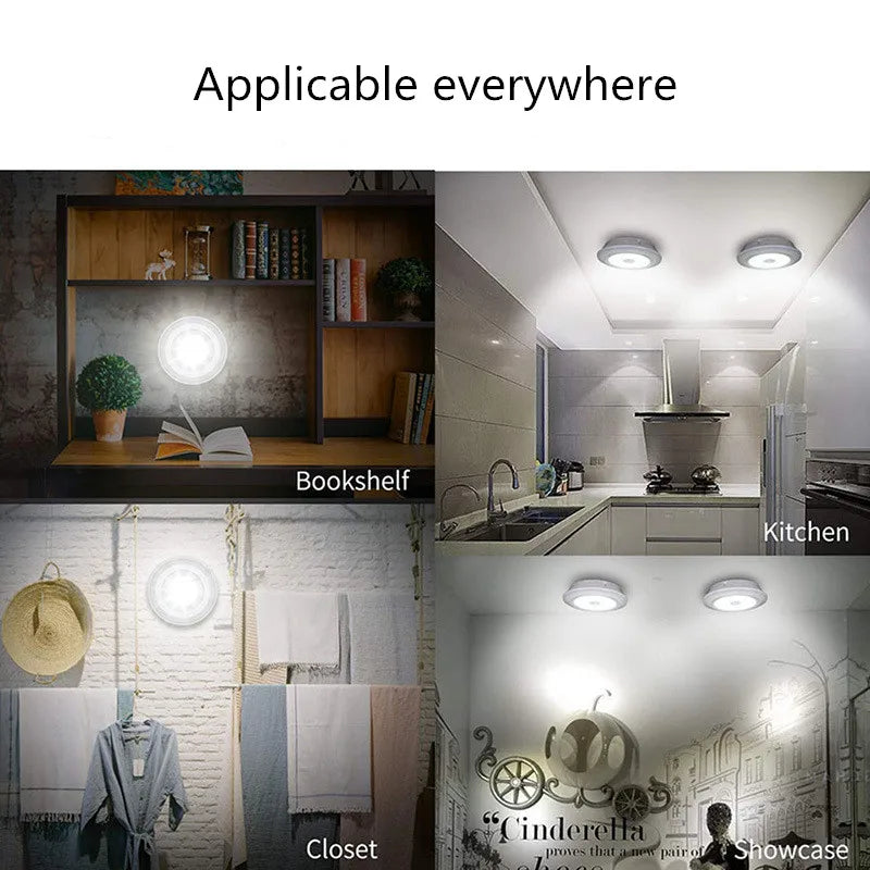 إضاءة LED للخزانة السفلية من ديكور بايتس™ مع جهاز تحكم عن بعد للتحكم في درجة السطوع