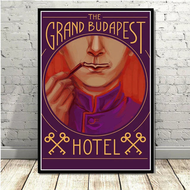 DecorBites™ Grand Budapest Hotel Minimalist Wall Poster for Stylish Home Decor