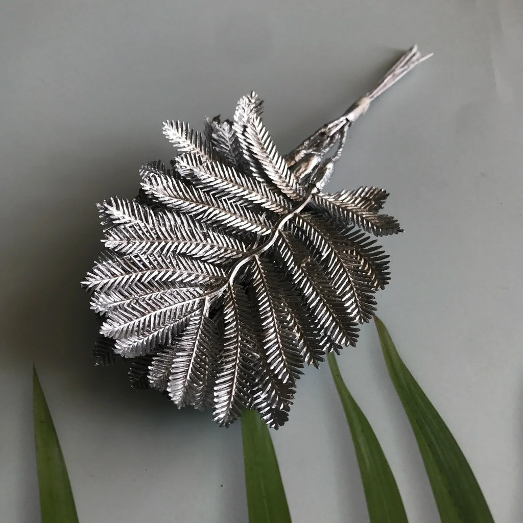 DecorBites™ Artificial Eucalyptus Leaf Bunch for Home Christmas Wedding Decor - 6-Pack