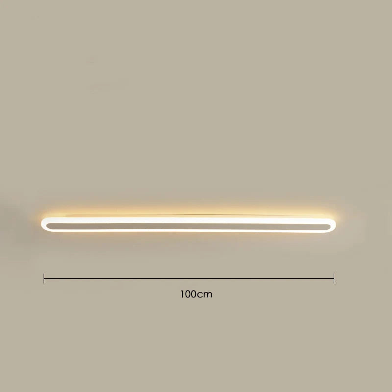 مصباح حائط LED خطي من DecorBites™ لغرفة النوم والشرفة وغرفة المعيشة وديكور عصري