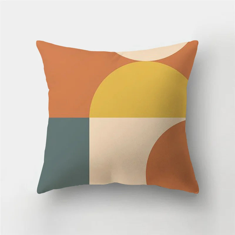 DecorBites™ Geometric Stripe Patchwork Pillow Case | Home Decor Sofa Cushion Cover