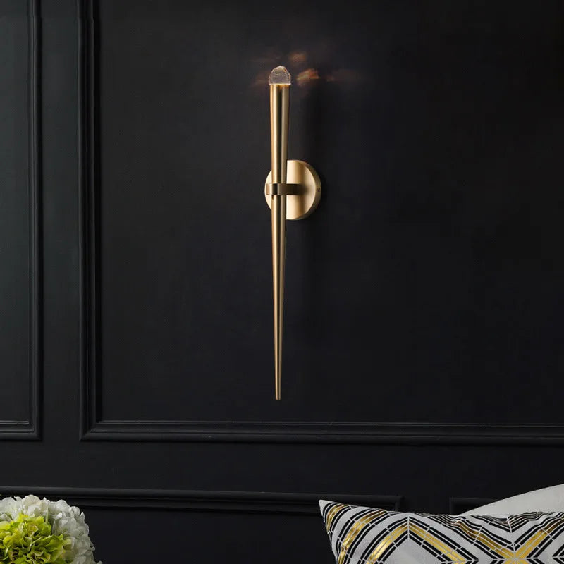DecorBites™ Crystal Minimalist Wall Sconce Luxury Bedroom Light