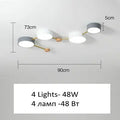 DecorBites™ LED Wood Ceiling Chandelier for Living Room, Bedroom, Kids Room Decor