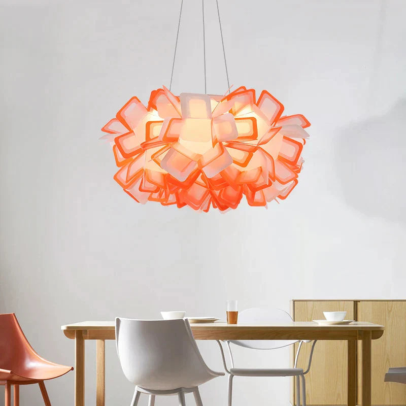 مصباح سقف مُعلق LED على شكل زهرة DecorBites™ لغرفة المعيشة وغرفة النوم