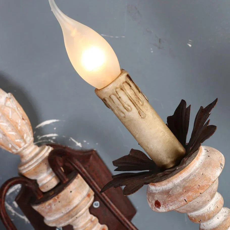 DecorBites™ French Country Rustic Wall Sconces Light Antique Retro Wall Lamps