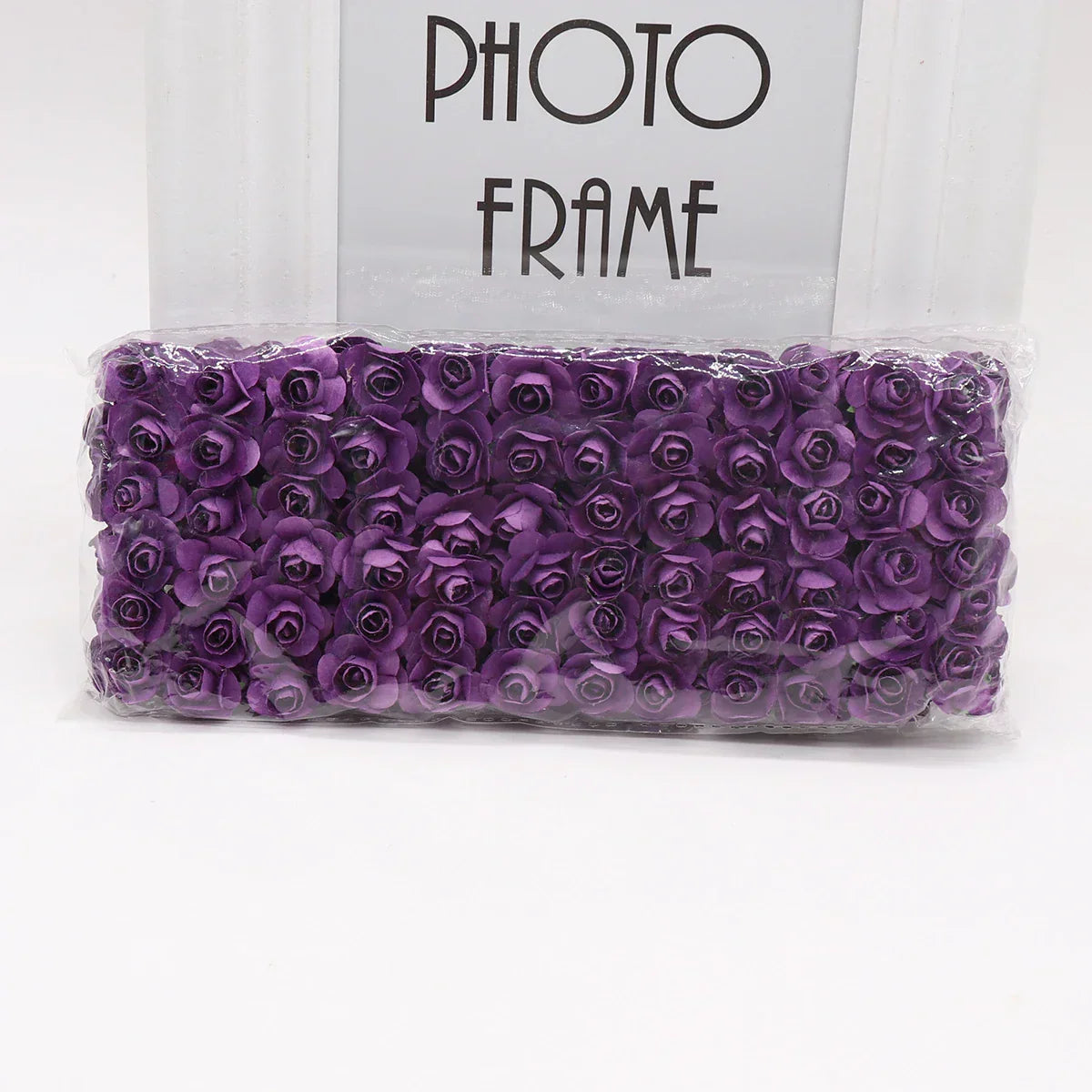 DecorBites™ 144pcs 2cm Artificial Paper Flowers for Wedding DIY Decoration